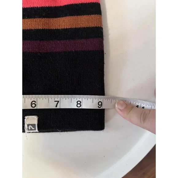 Fly Low Flylow Unisex Beanie Adults Retro Stripe 9 Across One Size Black - Picture 5 of 5